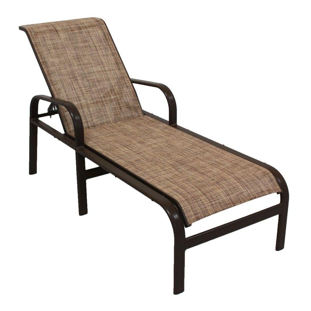 2017 Sling Chaise Lounges Intended For Rust Resistant – Outdoor Chaise Lounges – Patio Chairs – The Home (View 2 of 15)