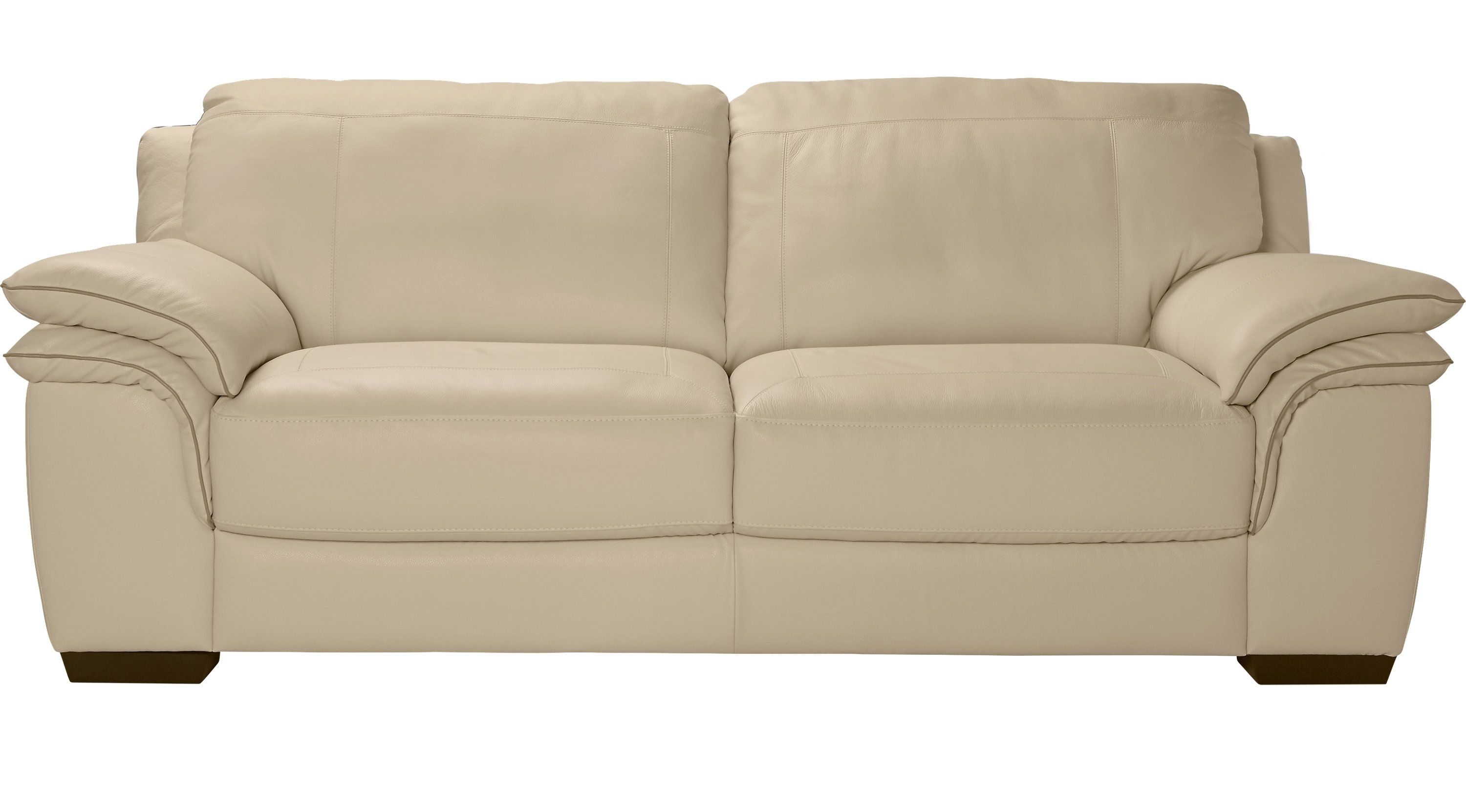 2018 $899.99 – Grand Palazzo Beige Leather Sofa – Classic – Contemporary, Pertaining To Cindy Crawford Sofas (Photo 1 of 15)