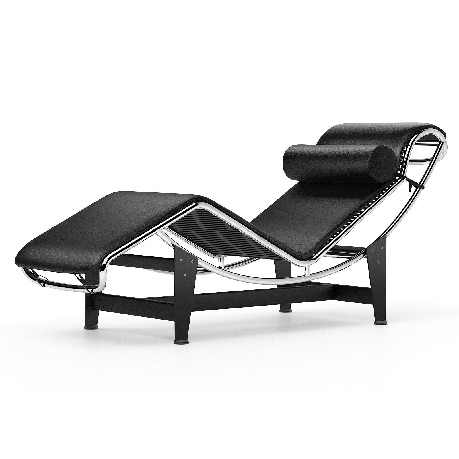 2018 Chaise Longue Le Corbusier Lc4 Chaise Longue Black With Le Corbusier Chaises (View 5 of 15)