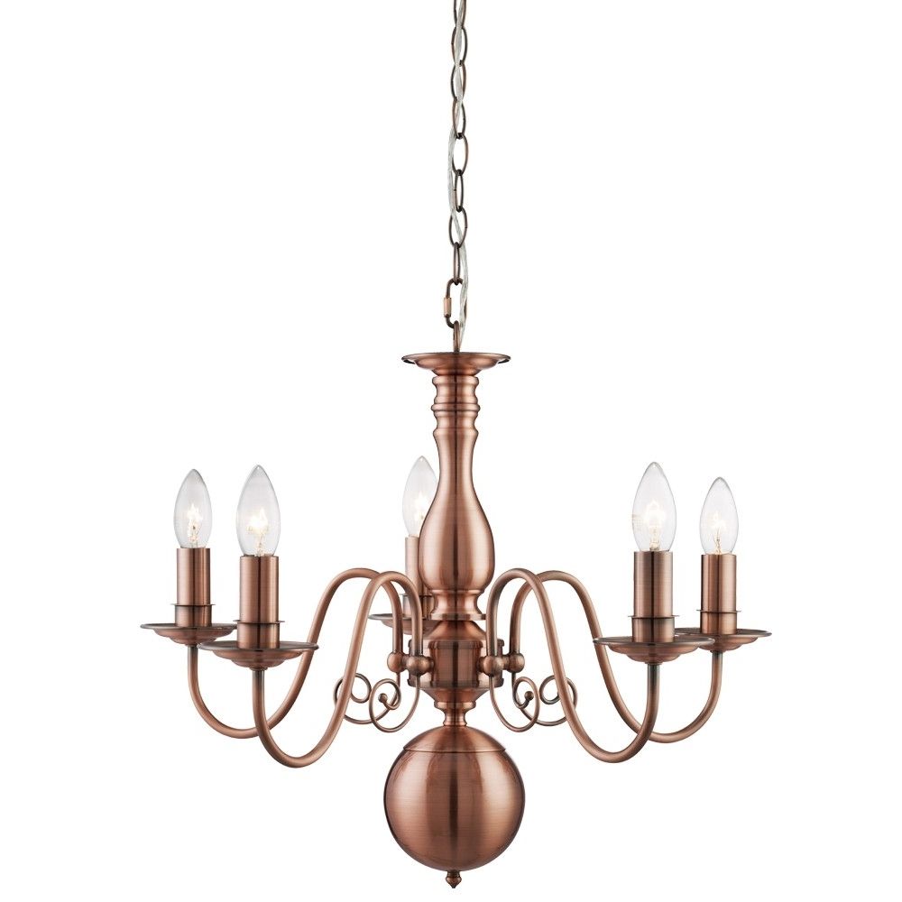 Featured Photo of 15 Ideas of Copper Chandelier