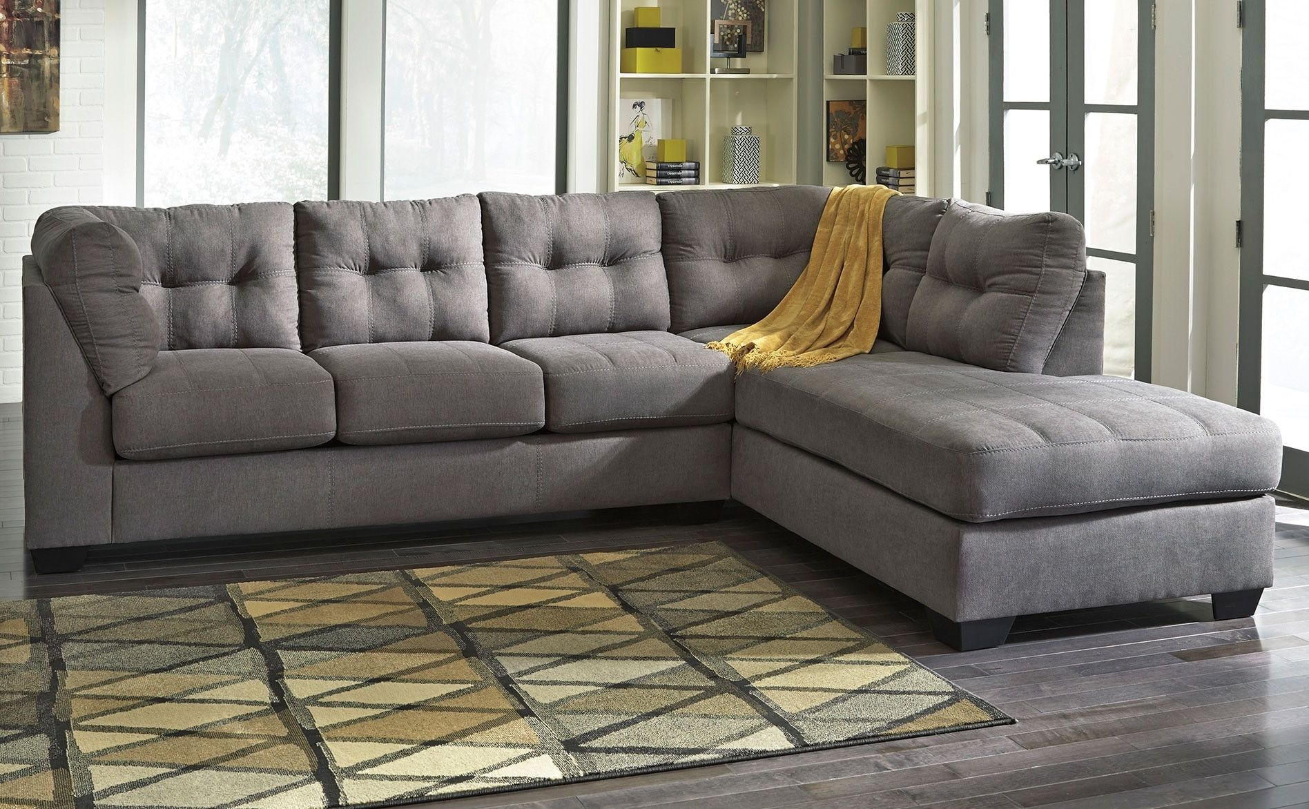 2018 Tufted Sectionals Sofa With Chaise Intended For Sofas: Mesmerizing Macys Sectional Sofa For Best Living Room Decor (View 15 of 15)