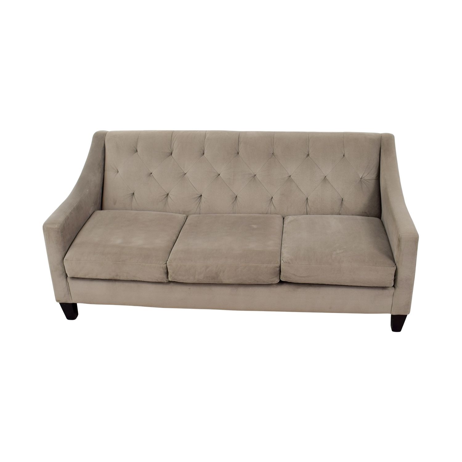 [%82% Off – Macy's Macy's Gray Microfiber Tufted Three Cushion Couch For Best And Newest Macys Sofas|macys Sofas Inside Trendy 82% Off – Macy's Macy's Gray Microfiber Tufted Three Cushion Couch|latest Macys Sofas For 82% Off – Macy's Macy's Gray Microfiber Tufted Three Cushion Couch|preferred 82% Off – Macy's Macy's Gray Microfiber Tufted Three Cushion Couch Within Macys Sofas%] (View 9 of 15)