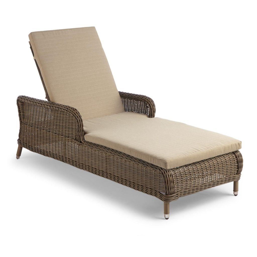 Alcee Resin Wicker Outdoor Chaise Lounge Chair And Cushion Outdoor Pertaining To Best And Newest Wicker Chaise Lounge Chairs For Outdoor (View 8 of 15)