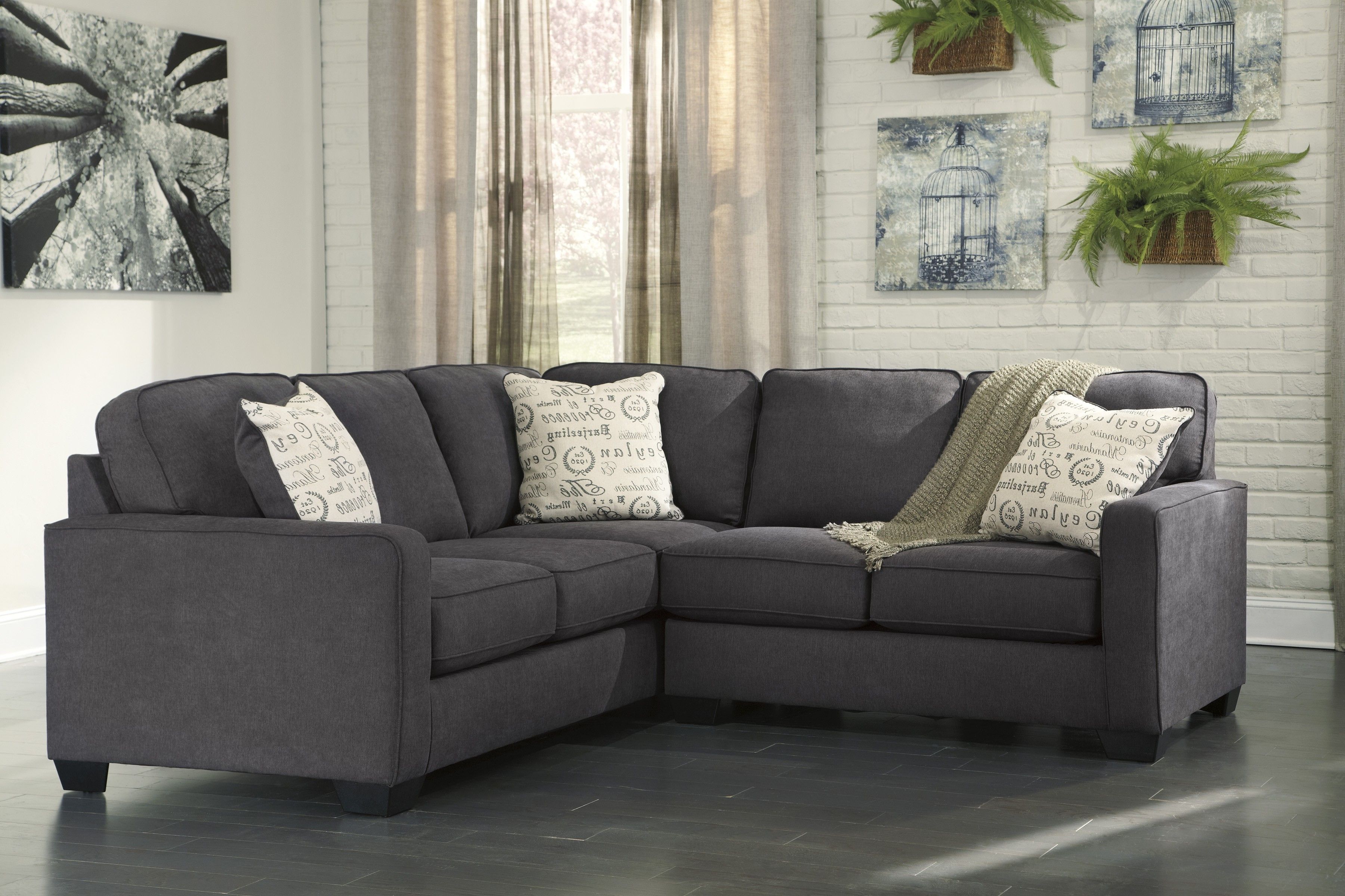 Alenya Charcoal 2 Piece Sectional Sofa For $ (View 2 of 15)