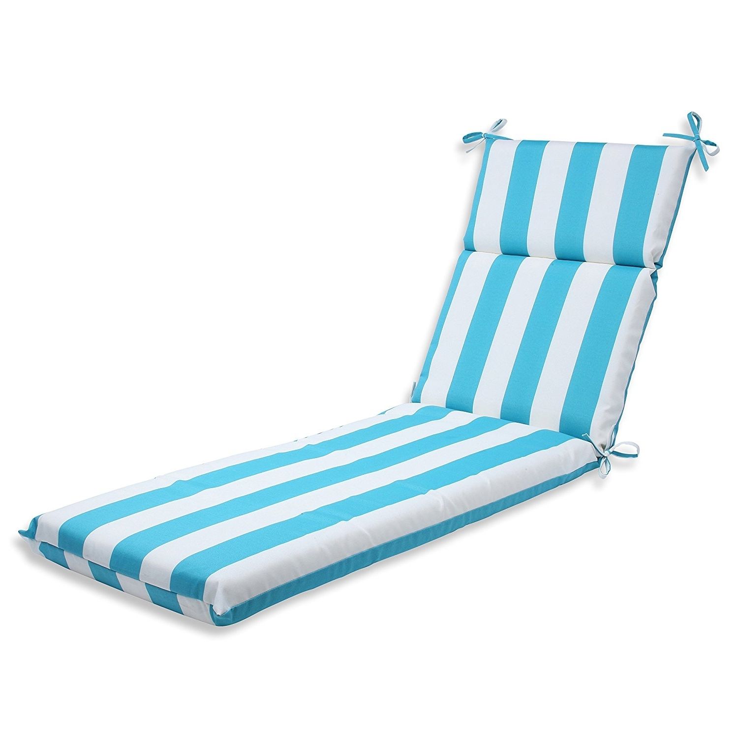 Amazon: Pillow Perfect Outdoor Cabana Stripe Chaise Lounge In Most Up To Date Outdoor Chaise Cushions (View 10 of 15)
