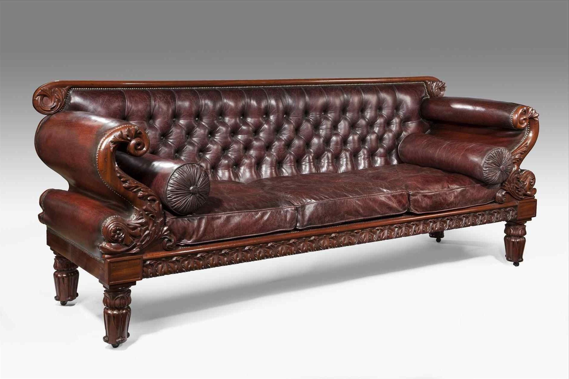 Antique Sofas Inside Popular Sofa : Modern Antique Sofa Vintage High Back Armchair Chairs Ideas (View 7 of 15)