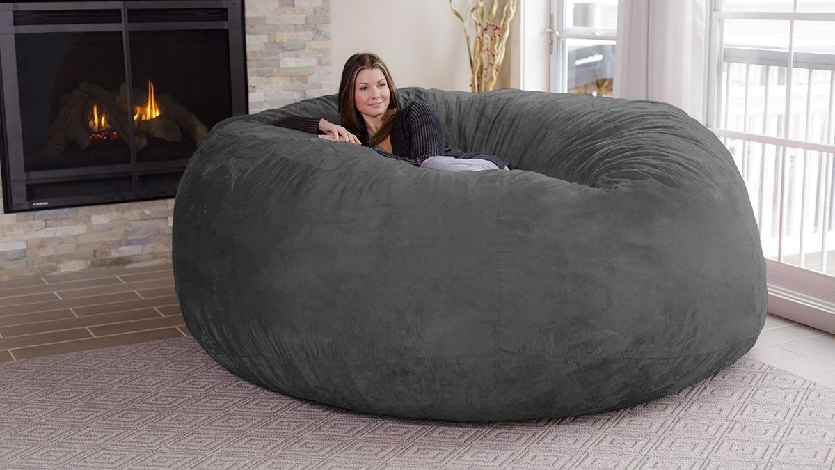 Bean Bag Sofas And Chairs In Preferred Chill Sack 8 Foot Bean Bag Chair (View 4 of 15)