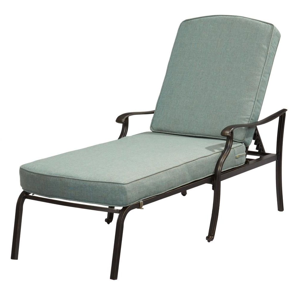 Belcourt – Outdoor Chaise Lounges – Patio Chairs – The Home Depot For Most Recently Released Patio Furniture Chaise Lounges (View 3 of 15)