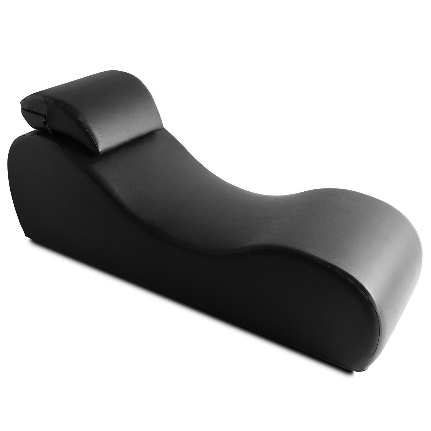Best And Newest Amazon: Liberator Esse Chaise, Black Faux Leather: Health Within Esse Chaises (Photo 4 of 43)