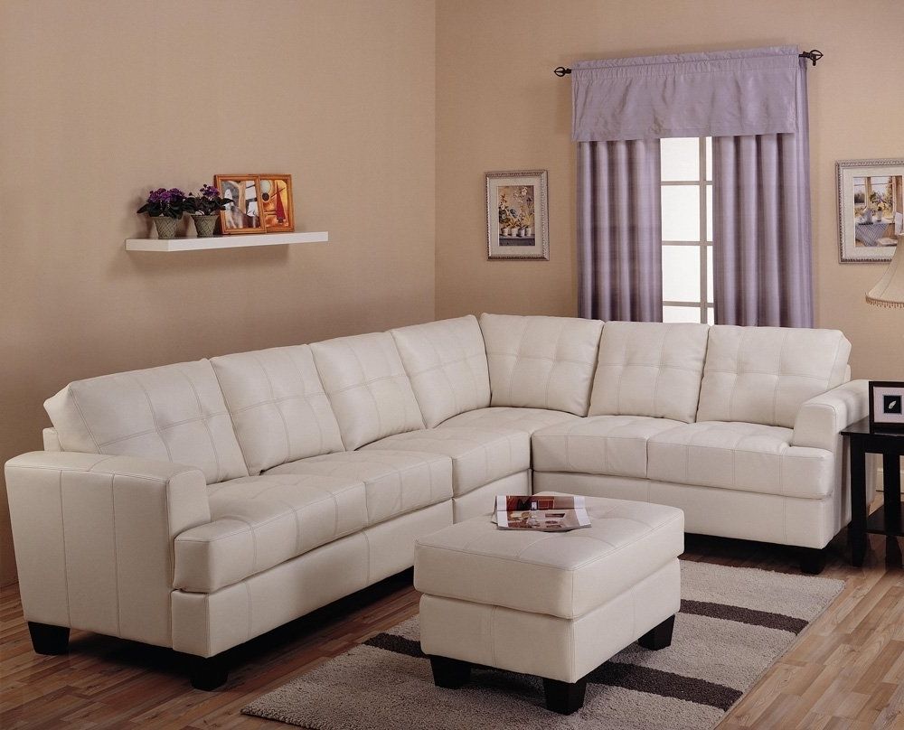 Featured Photo of 15 Ideas of Leather L Shaped Sectional Sofas