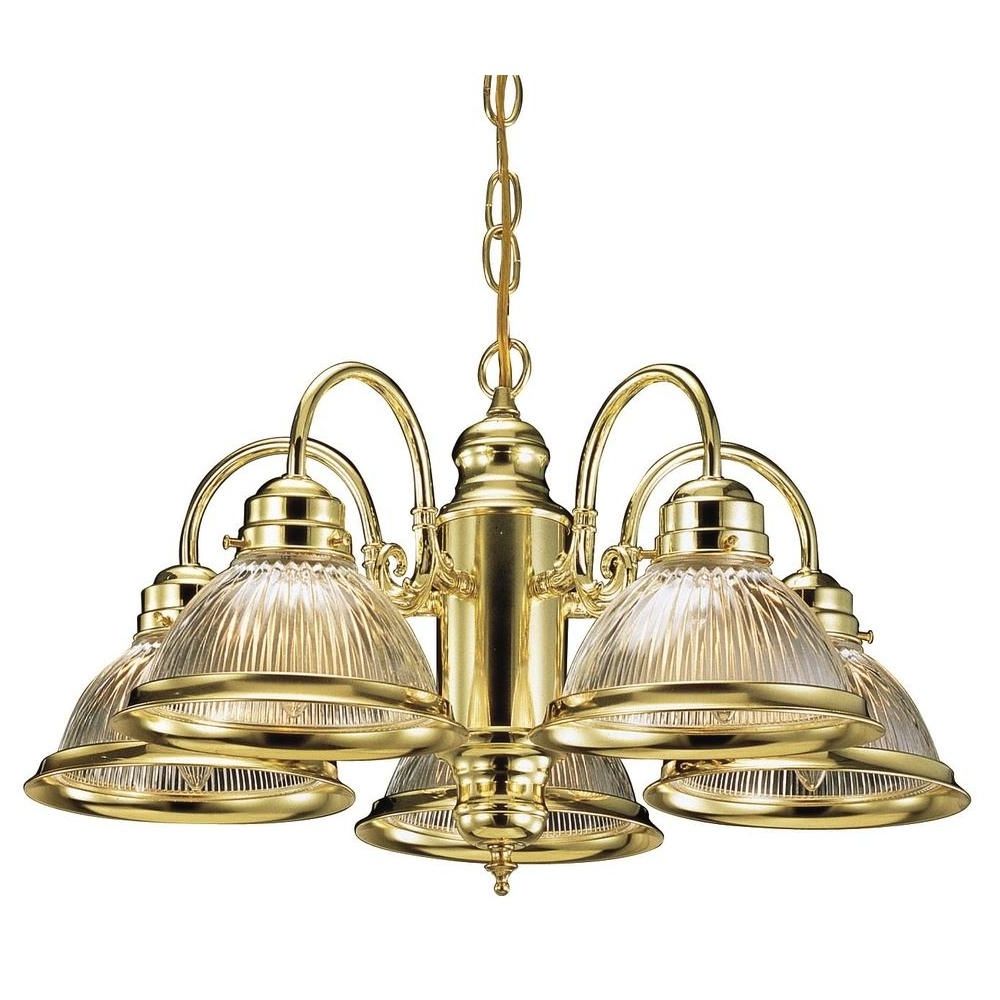 Best And Newest Design House Millbridge 5 Light Satin Nickel Chandelier 511535 – The Within Brass Chandeliers (Photo 1 of 15)