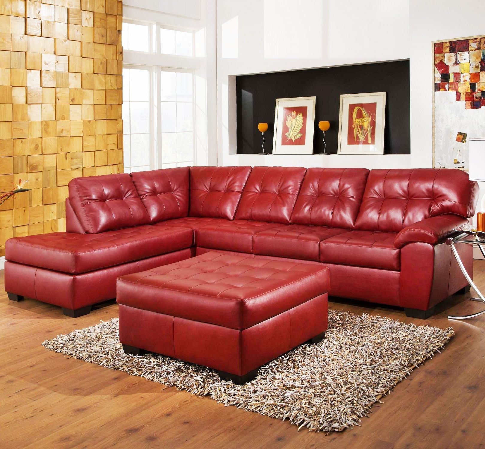 Best And Newest Sofas : Sectional Couch Small Sectional Couch Red Sectional Couch Throughout Red Sectional Sofas (Photo 2 of 15)