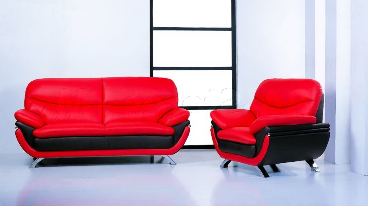 Black/red Leather – $2,498.00 : Furniture (Photo 7 of 15)