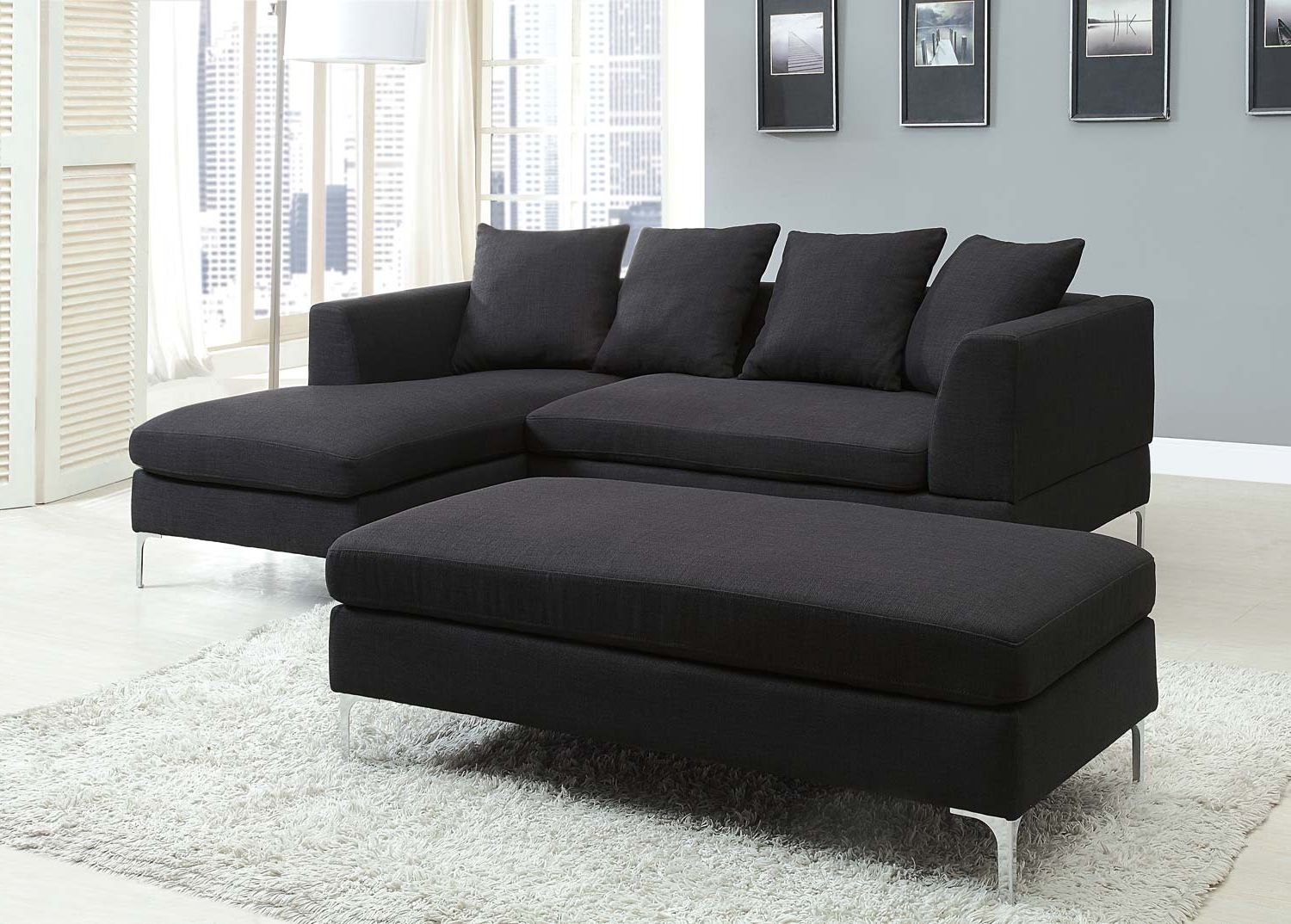 Black Sectional Couch Cheap — Radionigerialagos Inside Well Known Cheap Black Sofas (Photo 1 of 15)