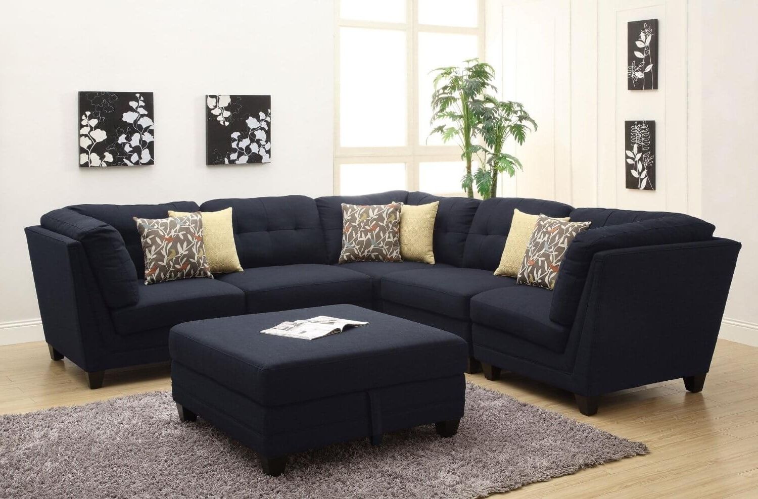 Black Sectionals With Chaise Pertaining To Fashionable 100 Awesome Sectional Sofas Under $1,000 (2018) (Photo 5 of 15)