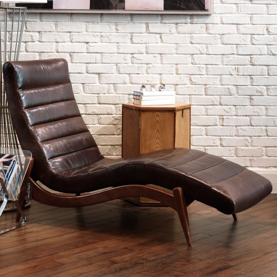 Brown Leather Chaise Lounge Chairs Indoors • Lounge Chairs Ideas With Regard To Famous Brown Leather Chaise Lounges (View 1 of 15)