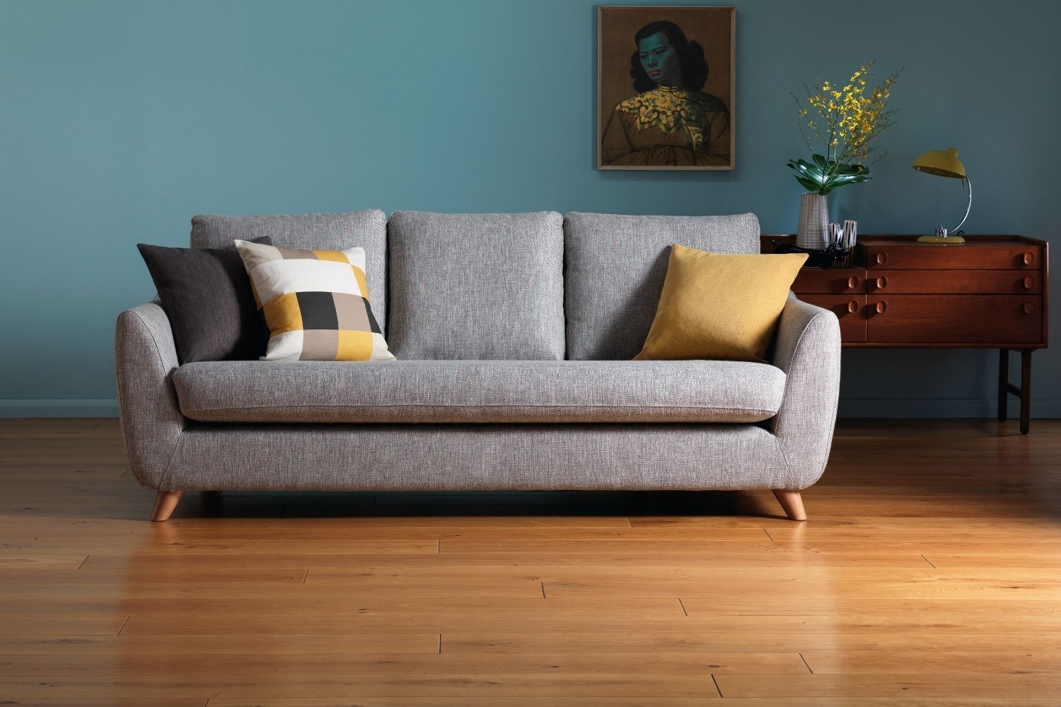 Buy G Plan Vintage The Sixty Seven Small Sofa, Marl Grey Online At With Most Current Cheap Retro Sofas (Photo 7 of 15)