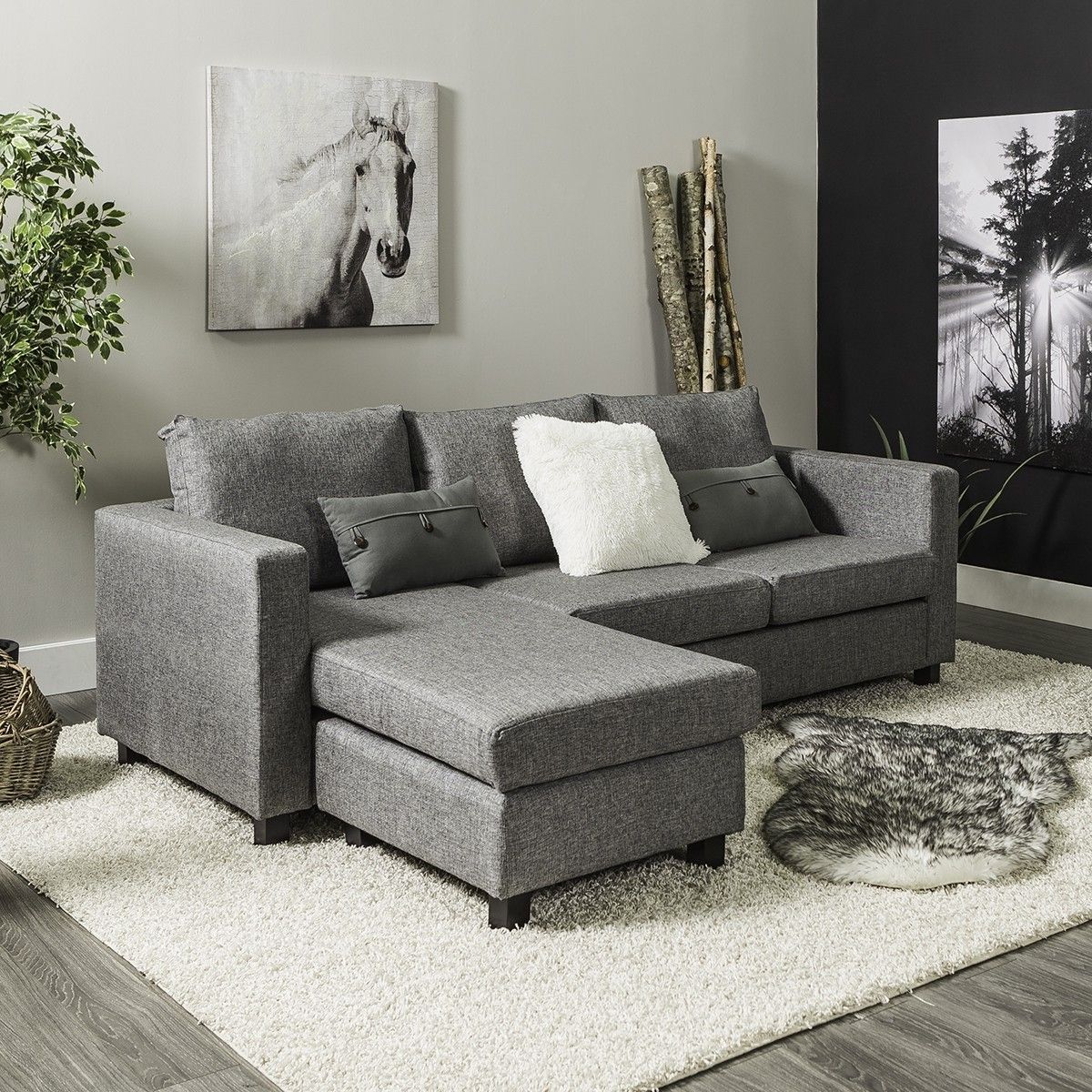 Casa Corner Sofa (grey) Pertaining To 2018 Jysk Sectional Sofas (View 7 of 15)