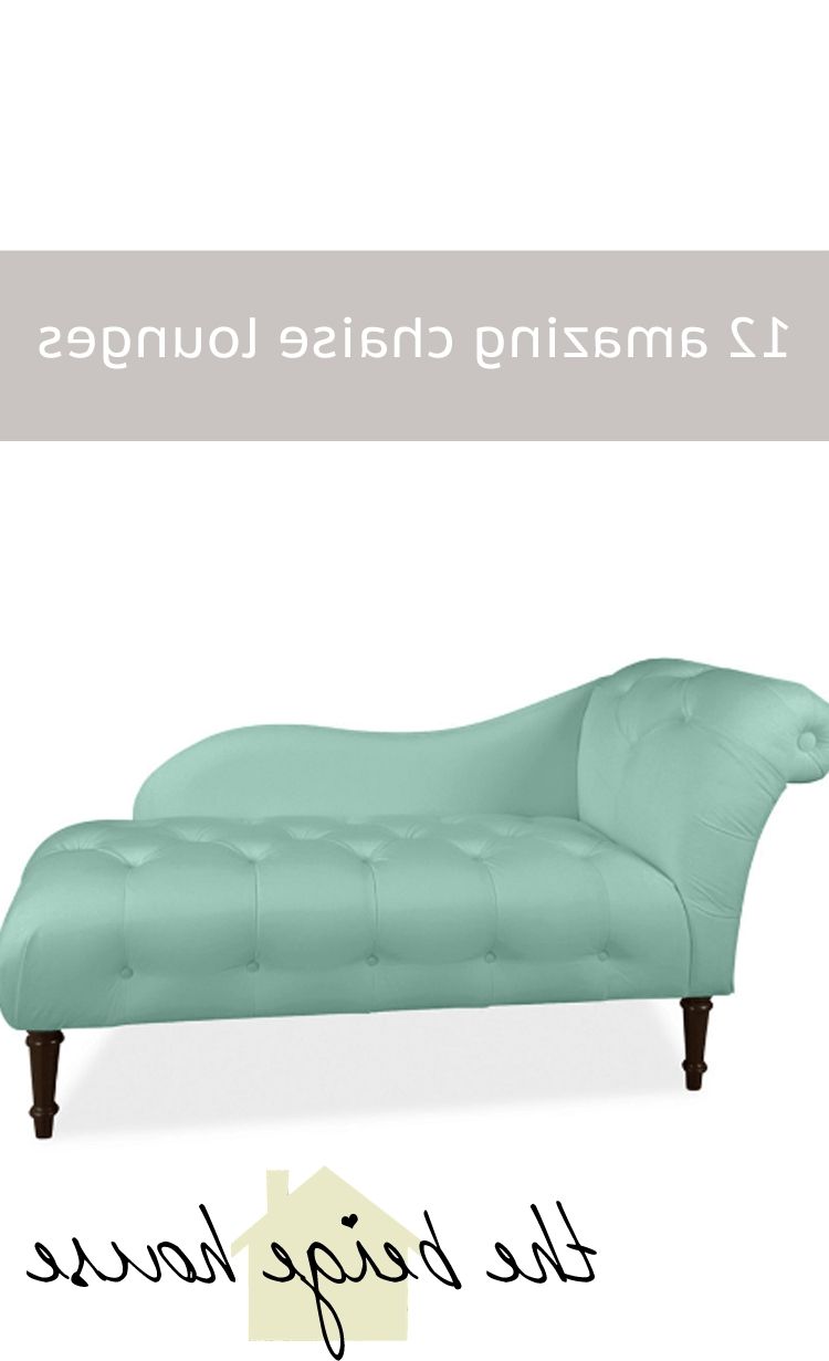 Chaise Lounge Love: 12 Amazing Fainting Couches With Regard To Preferred Turquoise Chaise Lounges (View 7 of 15)
