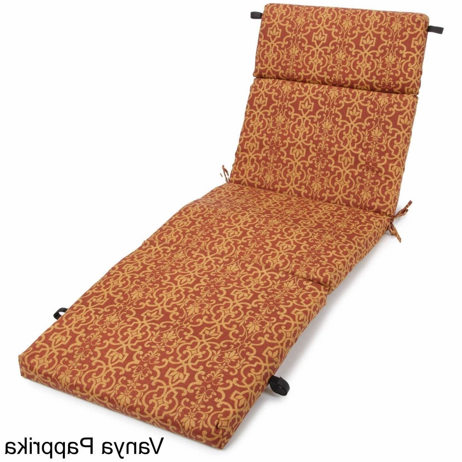 Chaise Lounge Outdoor Cushions In Best And Newest Outdoor Chaise Lounge Cushion – Free Shipping Today – Overstock (View 13 of 15)