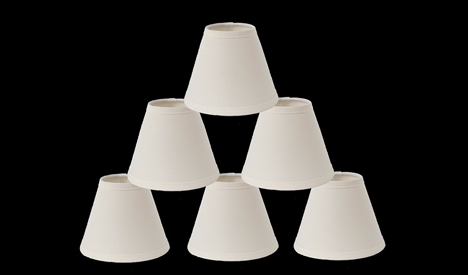 Chandelier Lamp Shades Clip On Within Most Recently Released Urbanest 1100327c Mini Chandelier Lamp Shades 6 Inch, Cotton (View 7 of 15)