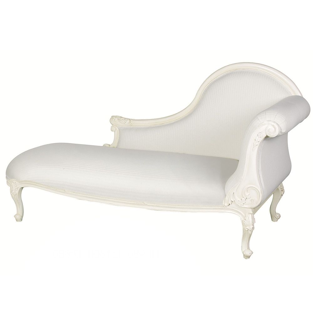 [%Chateau White Chaise Longue [Ch2302] : French Bedroom Furniture Inside Recent Vintage Chaise Lounges|Vintage Chaise Lounges In Most Popular Chateau White Chaise Longue [Ch2302] : French Bedroom Furniture|Popular Vintage Chaise Lounges Within Chateau White Chaise Longue [Ch2302] : French Bedroom Furniture|2017 Chateau White Chaise Longue [Ch2302] : French Bedroom Furniture For Vintage Chaise Lounges%] (View 11 of 15)