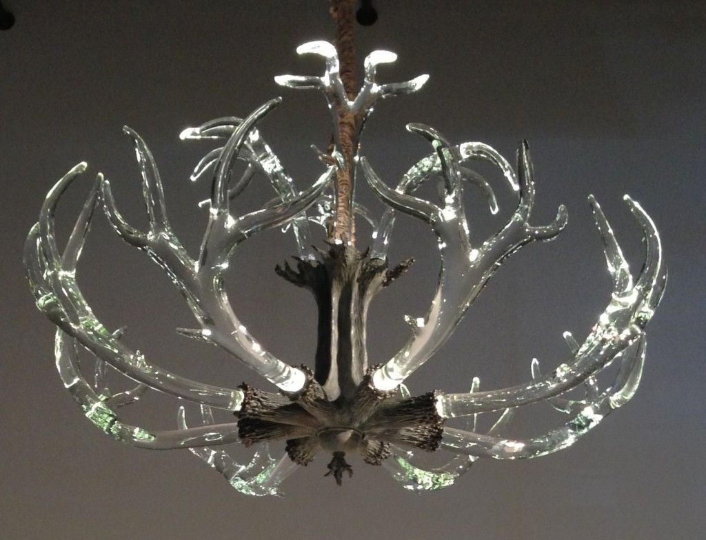 Cheap Faux Crystal Chandeliers With 2017 The Crystal Antler Chandelier From Lawson Glass (View 13 of 15)
