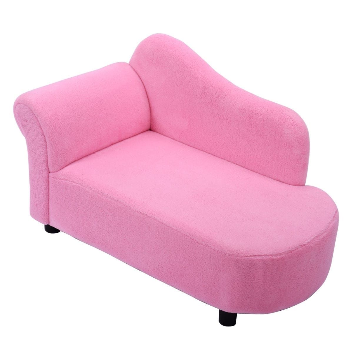 Cheap Kids Sofas With Regard To Widely Used Costway Kids Sofa Armrest Chair Couch Lounge In Pink – Free (Photo 5 of 15)