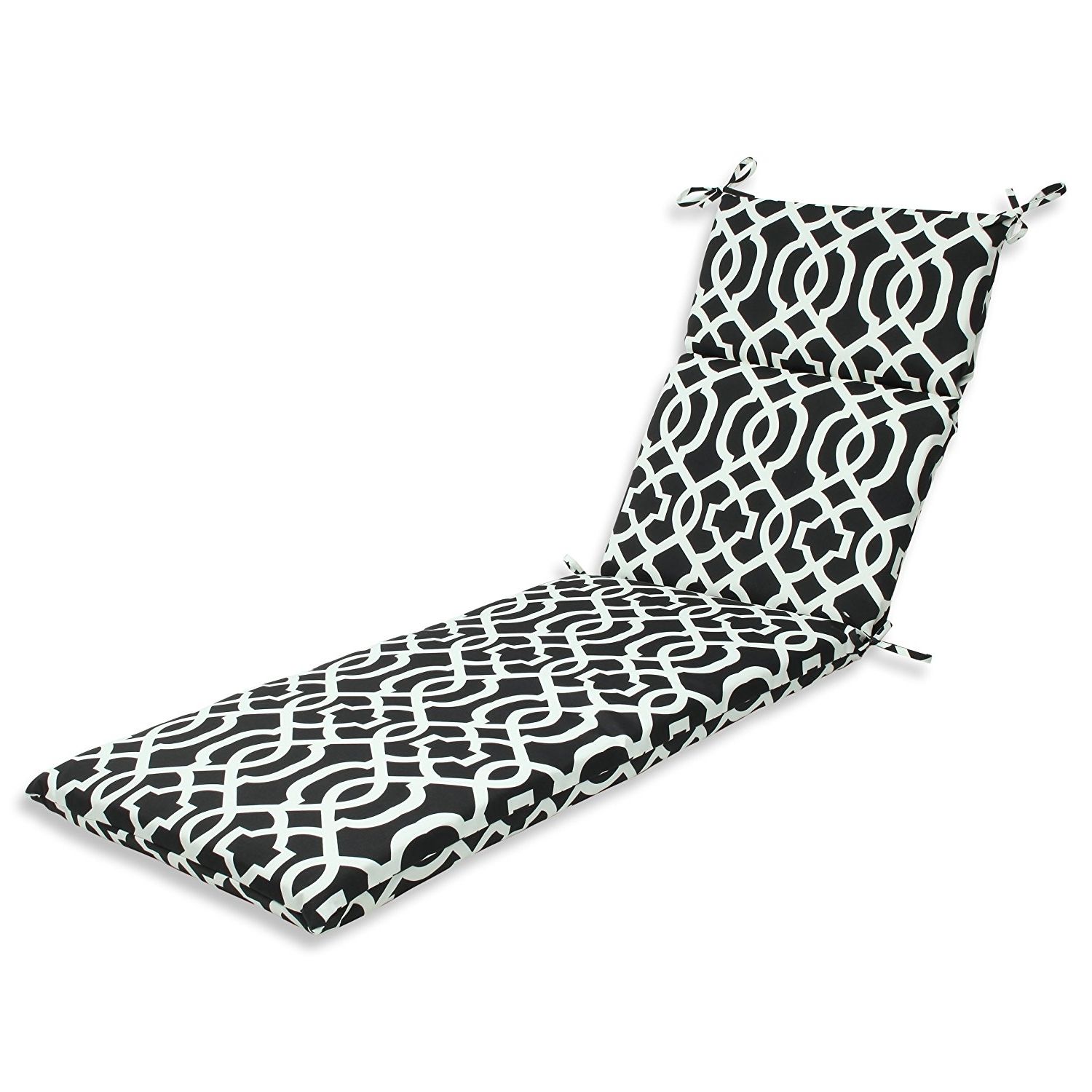 Damask Chaise Lounge Chairs Inside Popular Amazon: Pillow Perfect Outdoor New Geo Chaise Lounge Cushion (View 14 of 15)