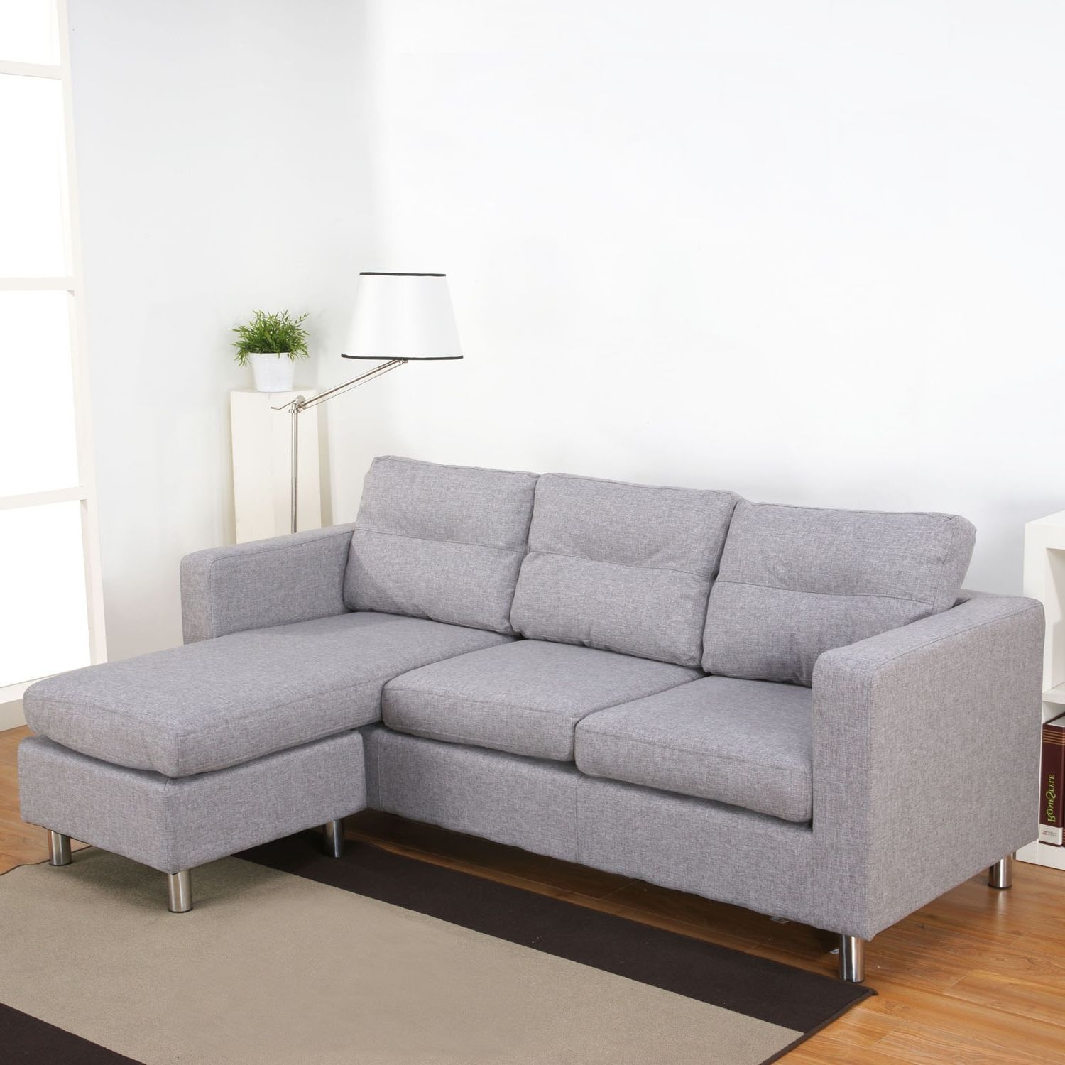 Designs Ideas And Decors : How With Regard To Gray Chaise Sofas (Photo 1 of 15)