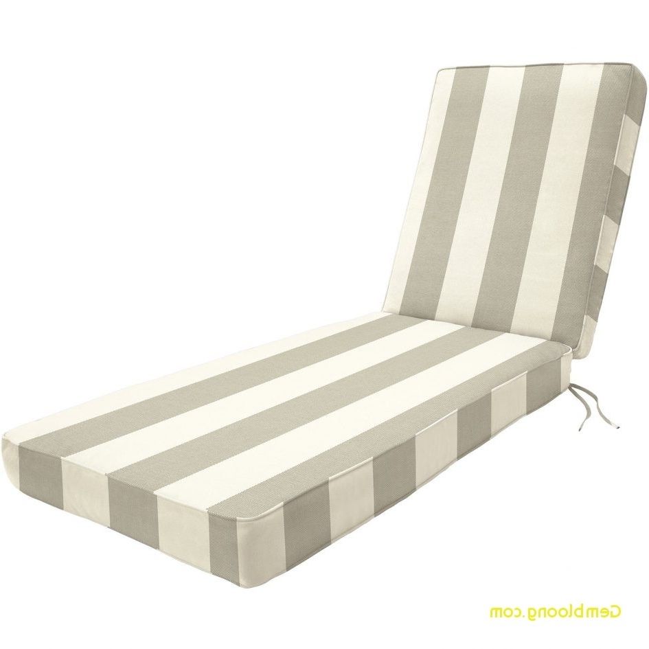 Double Chaise Cushions In Well Liked Double Chaise Lounge Cushion New Furniture Minimalist Outdoor (View 6 of 15)
