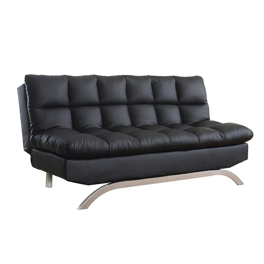 Economax Sectional Sofas Intended For Most Current Black Sofa Sleeper Leather Modern Sectional With Ottoman Elegant (View 8 of 15)