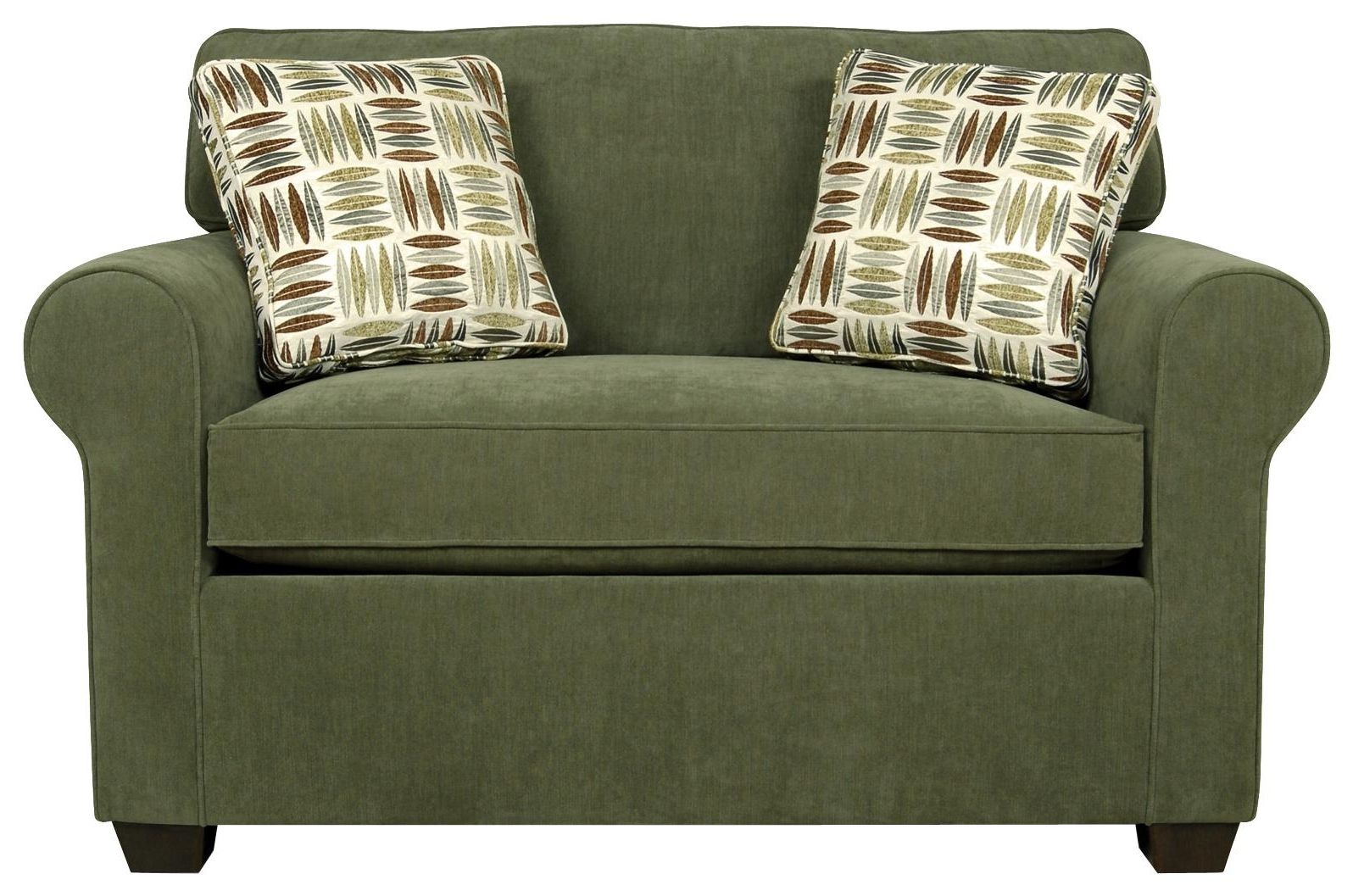 England Seabury Visco Mattress Twin Size Sleeper Sofa For Living Inside Latest Twin Sleeper Sofa Chairs (View 2 of 15)