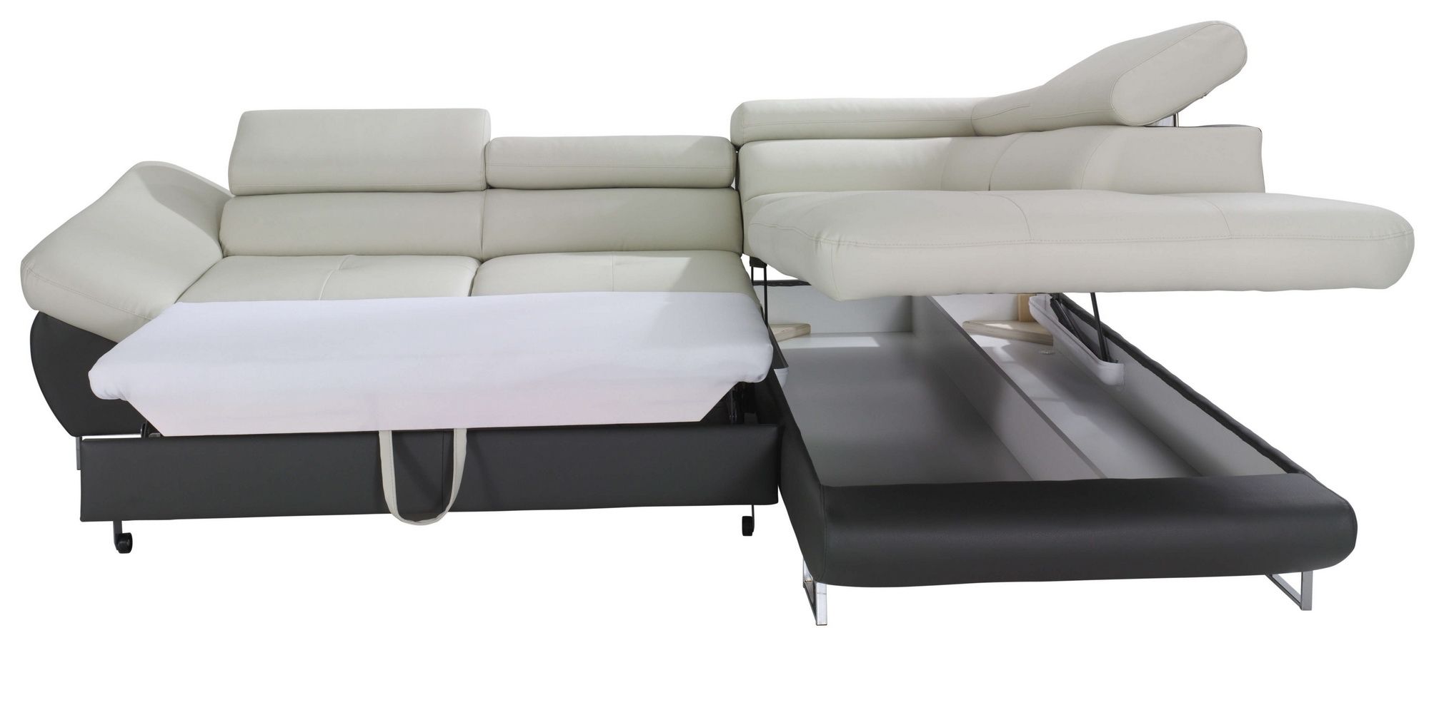 Fabio Sectional Sofa Sleeper With Storage, Creative Furniture In Newest Sectional Sofas With Storage (View 1 of 15)