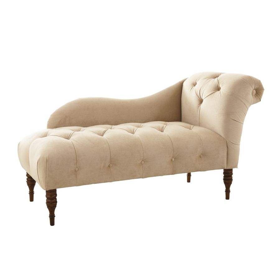 Famous Skyline Chaise Lounges With Shop Skyline Furniture Addison Collection Buckwheat Velvet Chaise (Photo 3 of 15)