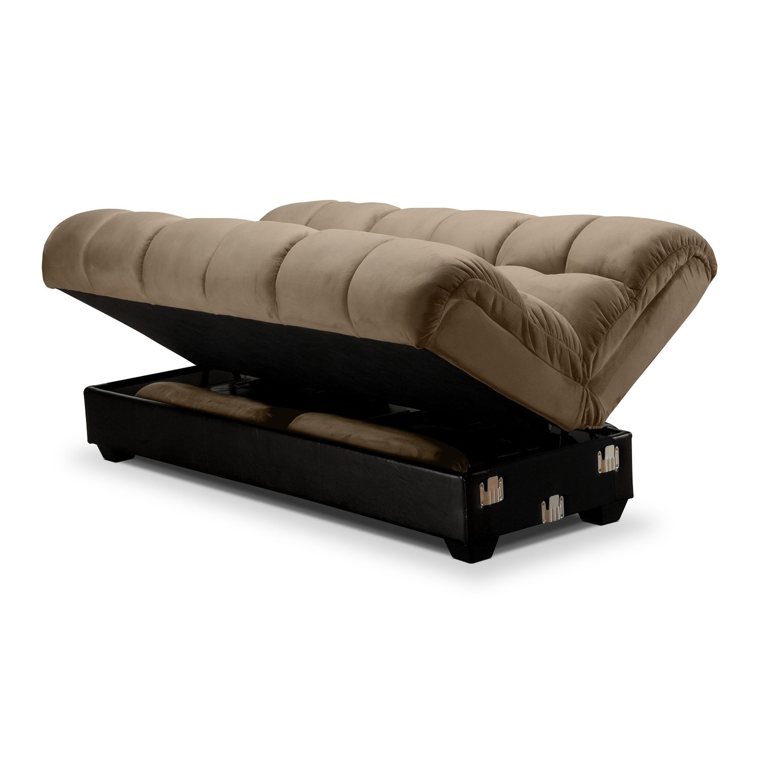 Famous Tufted Triumph. The Versatile Ara Futon Easily Converts To Sleep Pertaining To City Sofa Beds (Photo 8 of 15)