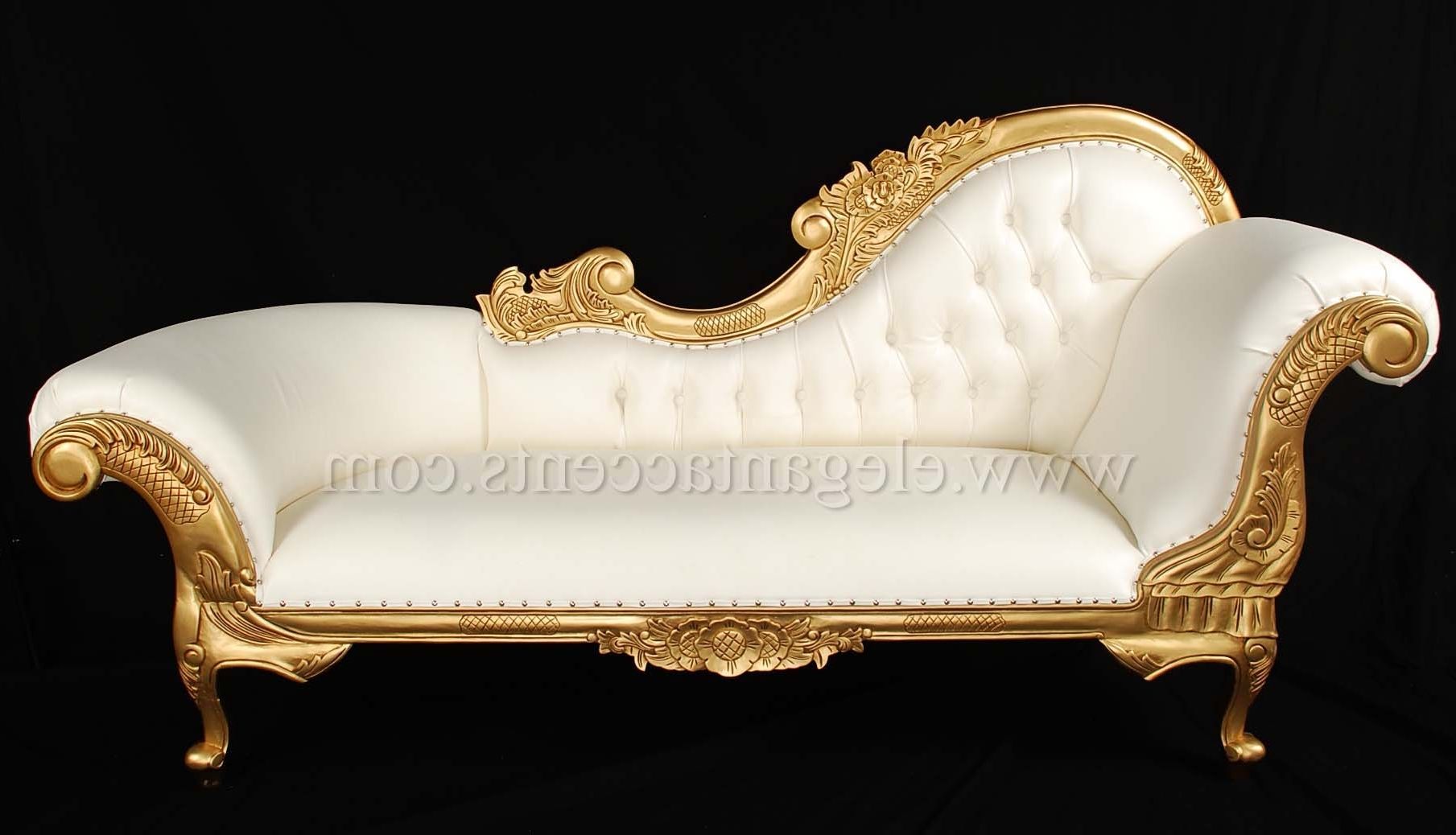 Fashionable Chaise Lounge Chairs In Toronto With Regard To This Truly Sumptuous "hood" Chaise Lounge, With Stylized Carving (View 10 of 15)