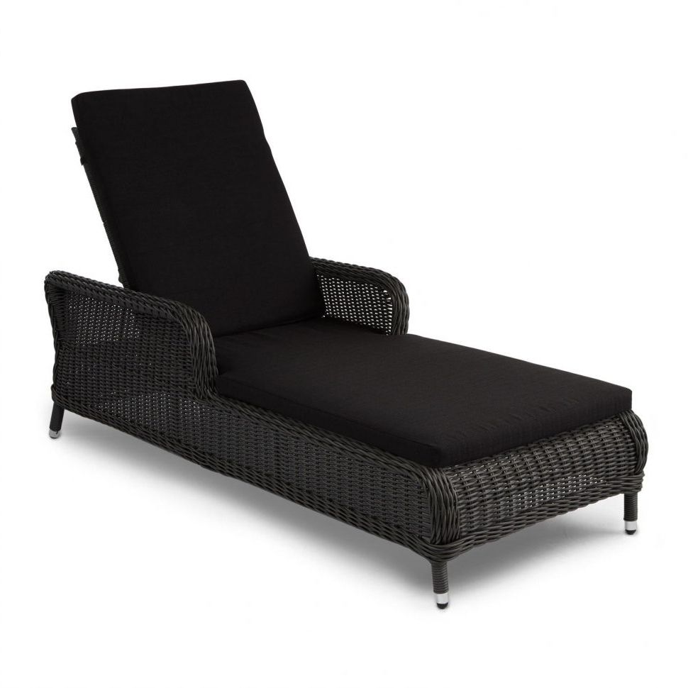 Fashionable Lounge Chair : Wicker Chaise Lounge Clearance Grey Wicker Chaise Pertaining To Grey Wicker Chaise Lounge Chairs (View 8 of 15)