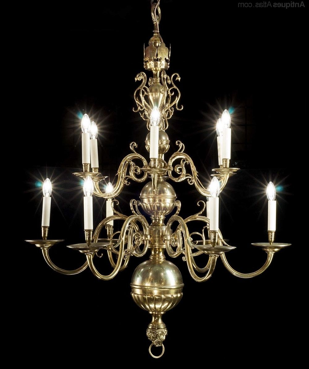 Favorite Baroque Chandelier For Antiques Atlas – A 12 Branch Dutch Baroque Style Chandelier (View 12 of 15)