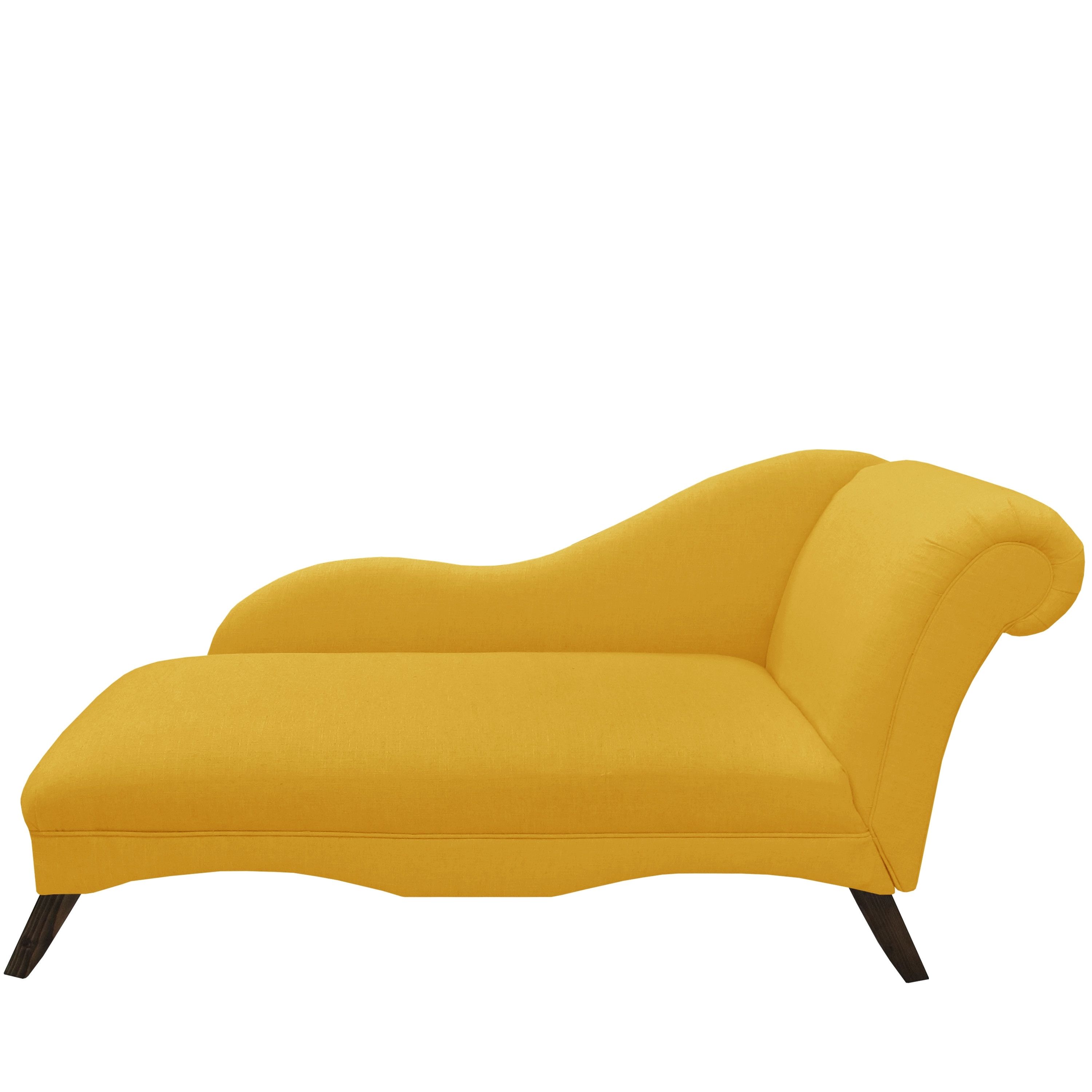 Favorite Yellow Chaise Lounges Intended For Nonsensical Modern Chaise – Home Designing (View 15 of 15)