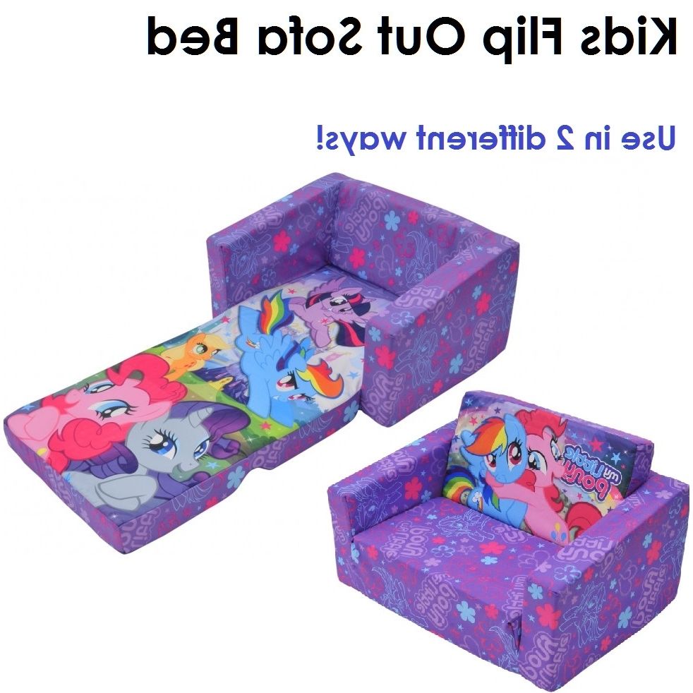 Flip Out Sofa For Kids Within Widely Used New Kids Sofa Bed Portable Flip Out Toddler Flipout Day Chair (View 8 of 15)