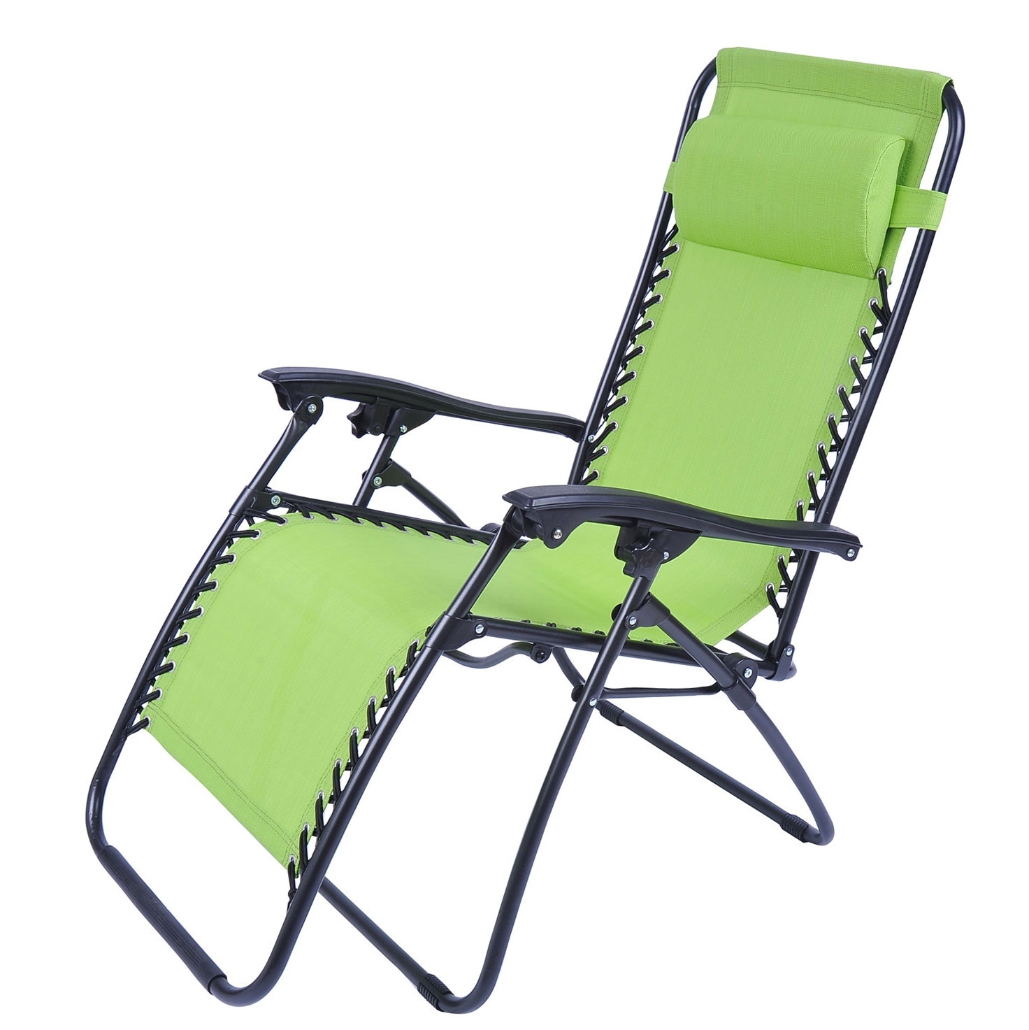 Folding Chaise Lounge Chair Patio Outdoor Pool Beach Lawn Recliner For 2017 Chaise Lawn Chairs (View 1 of 15)