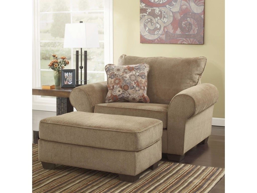 Furniture: Armchair And Ottoman (Photo 1 of 15)
