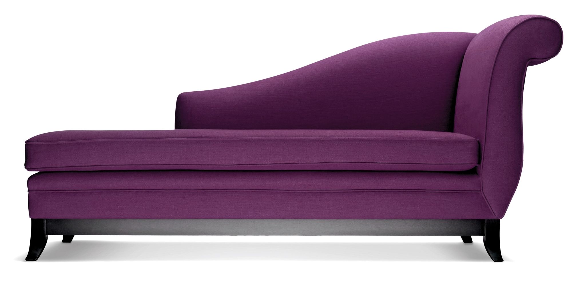 Furniture: Luxury Purple Leather Chaise Lounge For Elegant Family With Famous Purple Chaise Lounges (View 6 of 15)