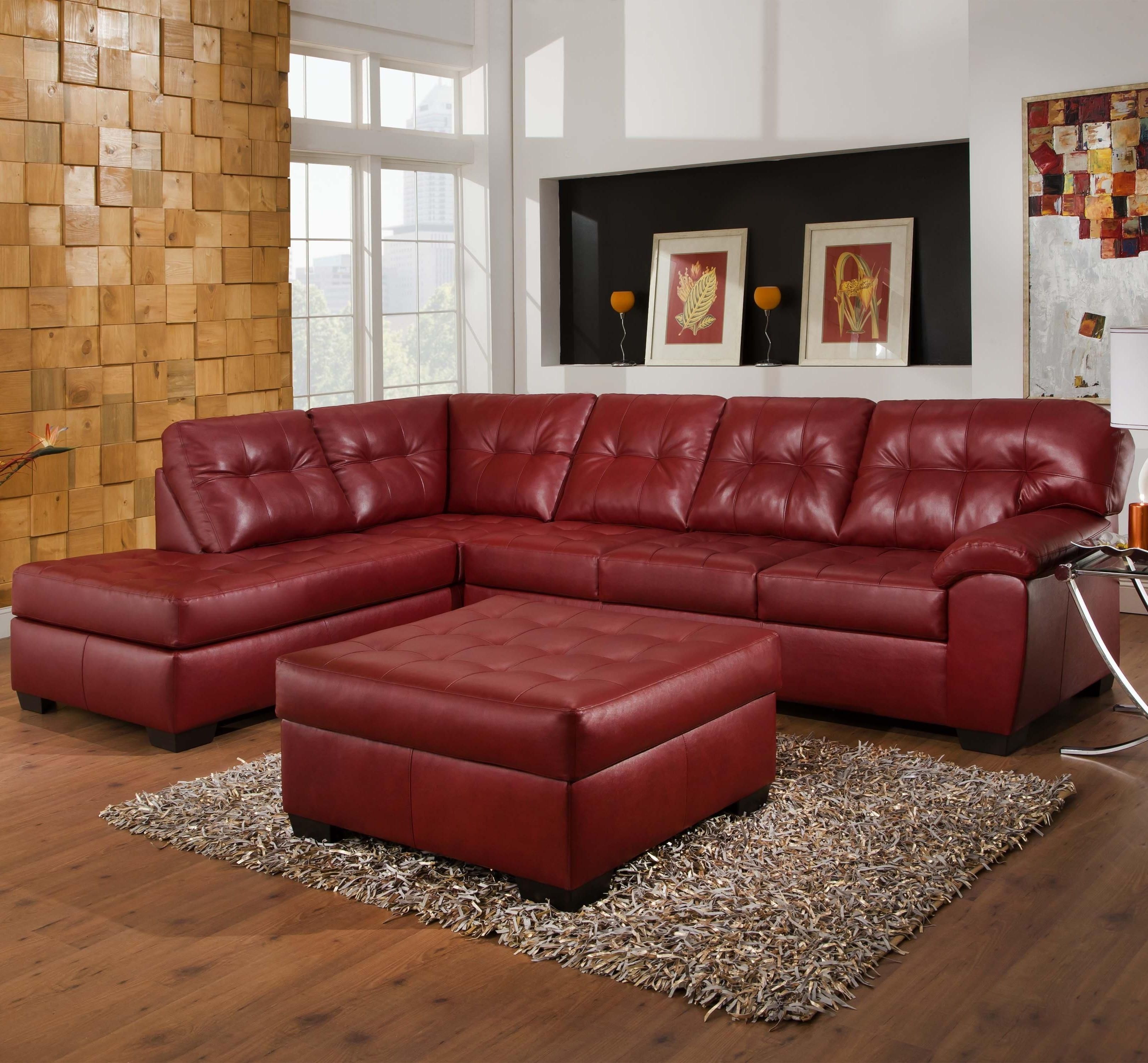 Grand Rapids Mi Sectional Sofas Within Trendy 9569 2 Piece Sectional With Tufted Seats & Backsimmons (View 13 of 15)