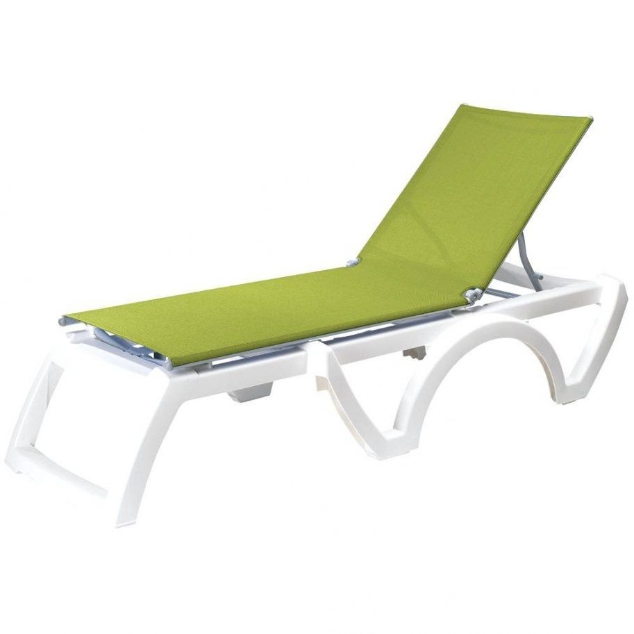 Featured Photo of 15 Ideas of Green Resin Chaise Lounge Chairs