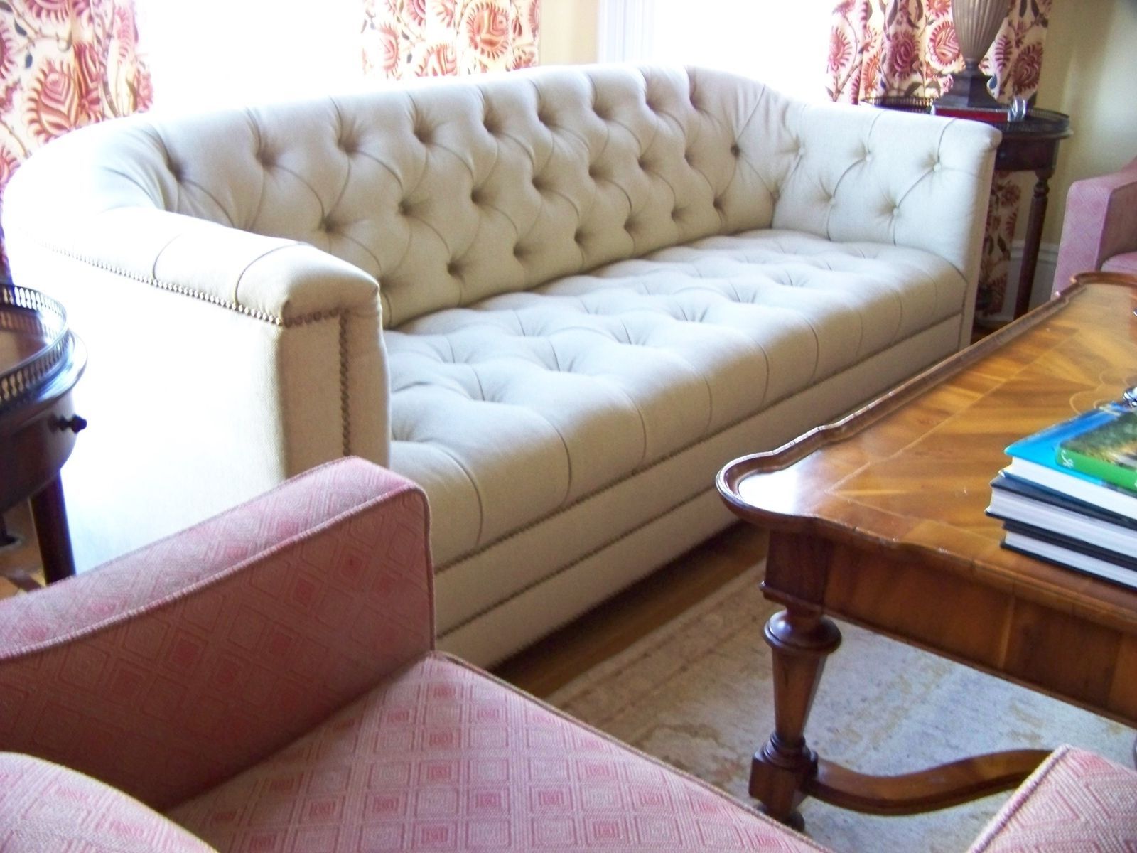 Hand Made Catherine Curved Back Tufted Sofaashley Cunningham Regarding Most Up To Date Ashley Tufted Sofas (View 5 of 15)