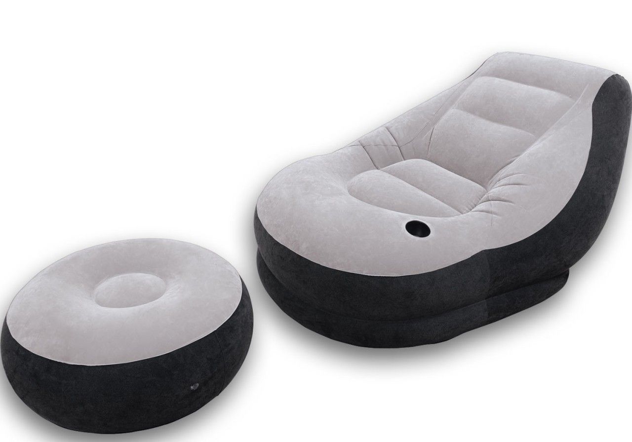 Inflatable Sofas And Chairs In Most Popular Intex Ultra Lounge Inflatable Sofa Chair And Ottoman (Photo 5 of 15)