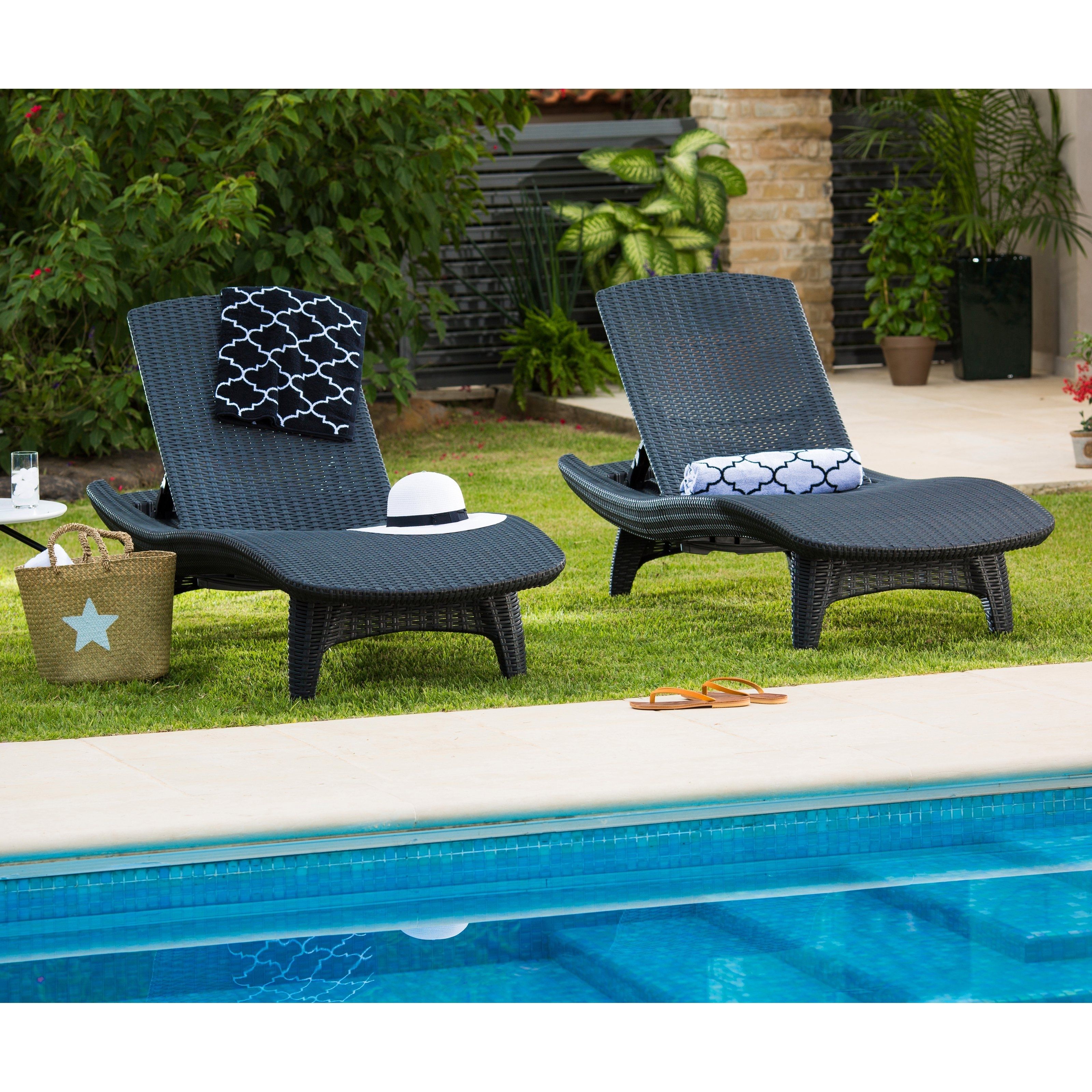 Keter Chaise Lounges With Regard To Preferred Keter Outdoor Chaise Lounge – Set Of 2 (Photo 1 of 15)