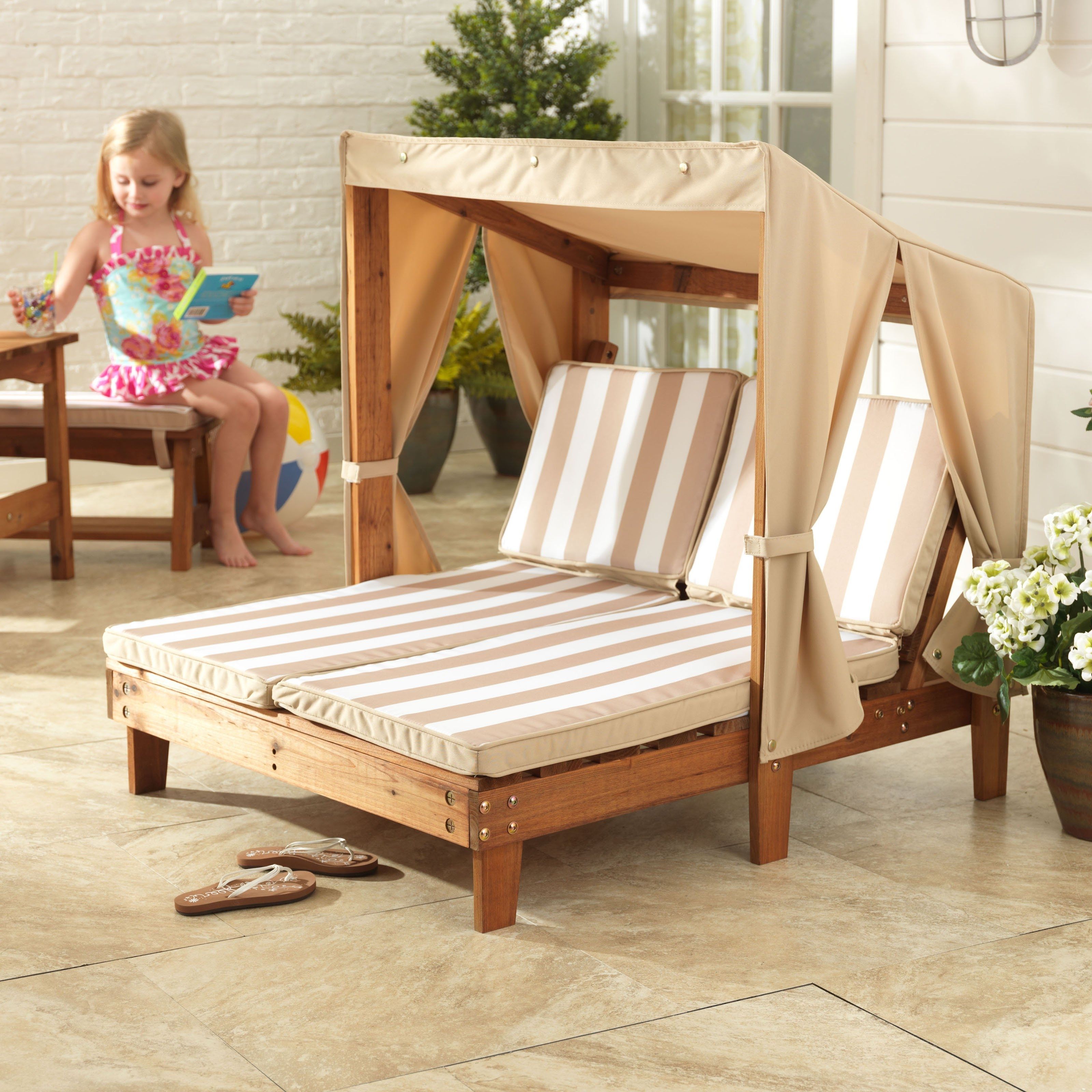 Featured Photo of 15 Best Ideas Kidkraft Double Chaise Lounges